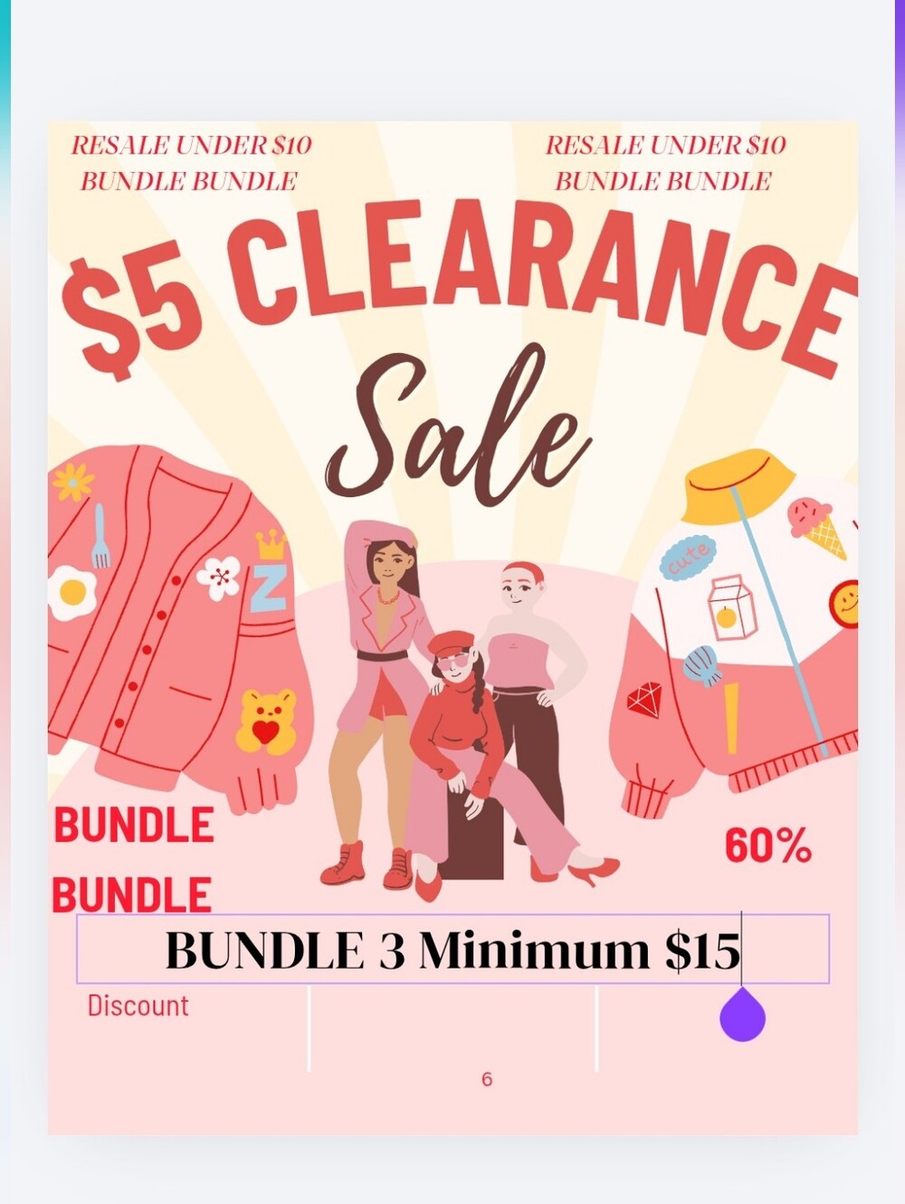 Minimum $15